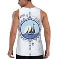 thumbnail image 3 of Gaeub Not All Who Wander Are Lost2 Men's Athletic Tank Top, Workout Sleeveless Shirts, Running Tank Tops for Gym, Running, Training - Large, 3 of 9