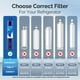 thumbnail image 2 of Filtro de agua para refrigerador ICEPURE de repuesto 4396841 3PK, 2 of 9