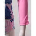 thumbnail image 4 of iiniim 3Pcs Kids Girls Swimsuit UV Sun Protection Rash Guard Set for Beach Sport Swimwear Sunsuit, 4 of 5