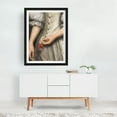 thumbnail image 6 of Renaissance Detail Of Woman Painting - Photography Victorian Floral Vintage Fashion Gothic Black Framed Wall Art Print 6 x 8 inches, 6 of 7
