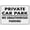 Warning Sign 1, variant on Private Car Park Sign 8"x12", Aluminum Tin Warning Signs for Home Outdoor Garden, Weatherproof Traffic Sign for Property