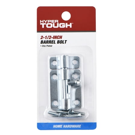 2-1/2 in. Barrel Bolt, Zinc Plated