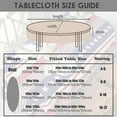 thumbnail image 4 of 4th of July Tablecloth 54 x 72 inch Memorial Day Patriotic Table Cloths Waterproof American Flag Table Cloth for Oval Table, 4 of 6