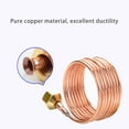 thumbnail image 3 of Copper Pipe Soft Coil Copper Tubing 1/16" OD x 1/32" ID x 6.56 Ft Length T2 Refrigeration Copper Tubing for Air Conditioners, Refrigerator, DIY Projects, 3 of 6