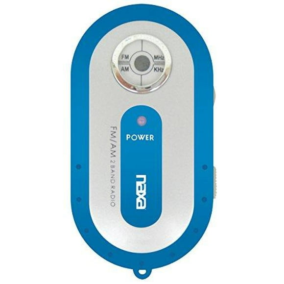 NAXA NR720BL Am/Fm Mini Pocket Radio (Blue)