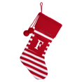 thumbnail image 2 of 26 Large Letters Christmas Red Socks Candy Boots Holiday Gift Bags Red Striped Christmas Stockings Christmas Tree Decoration Socks Decoration Bags 1PC, 2 of 3