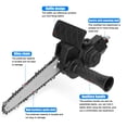 thumbnail image 3 of Labymos 6 Inch Electric Drill Modified To Electric Chainsaw Tool Attachment Electric Chainsaws Accessory Practical, 3 of 8