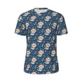 thumbnail image 5 of Wukai Space Puppy Print Men's Short-Sleeved Mesh T-Shirt,Quick-Dry Short Sleeve Workout T-Shirt-3X-Large, 5 of 8