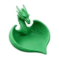 thumbnail image 2 of Dragon-Shaped Candy Dish ,Flying-Dragon Resin Statues Bowl,Halloween Gothic Decoration for Home Office Decor Servers 3.66*3.54IN Green, 2 of 6