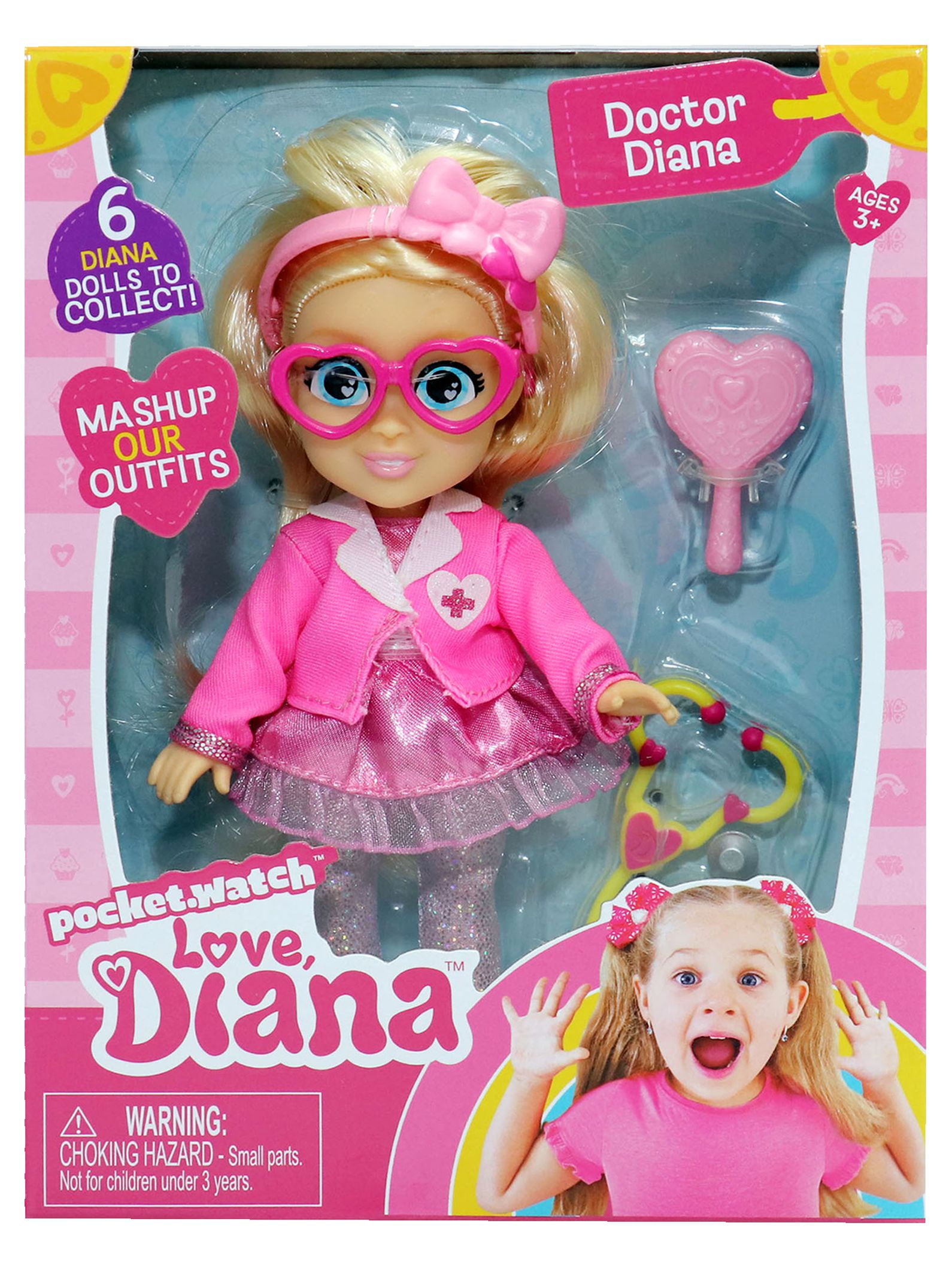 Love, Diana Hairdresser Doll Mini Doll