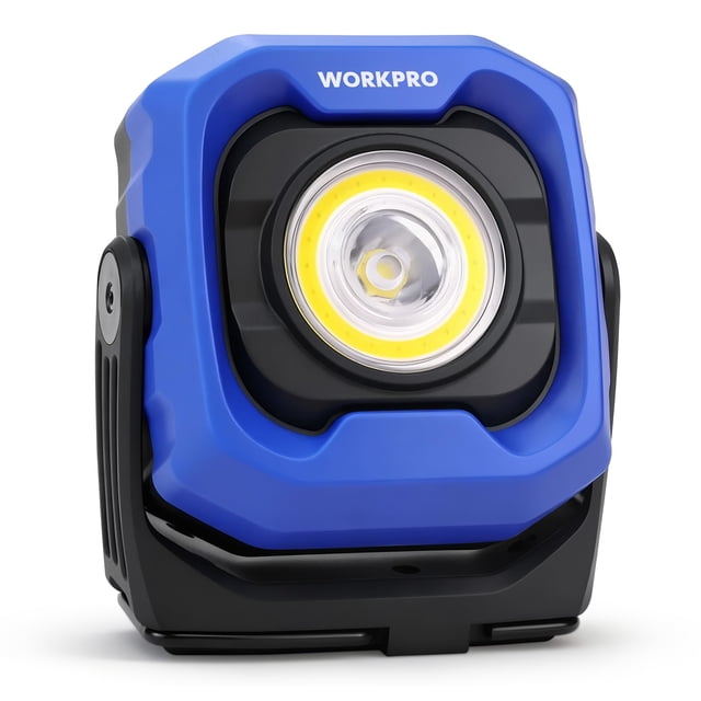 Work Light WORKPRO recargable de 1200 lúmenes con batería de 4000 mAh
