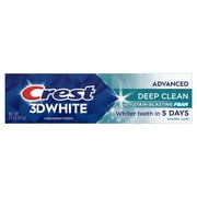 Crest Toothpaste, 3D White Adv Deep Clean Whitening Toothpaste, 3.3 oz