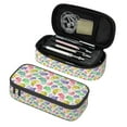 thumbnail image 5 of Goofa Colorful Pattern With Cute Chameleons Pattern Pencil Case, Multi- Slot Pencil Pouch, Portable Pencil Bag, Pen Case for& Office, 5 of 9