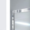 thumbnail image 5 of Infinity-Z 36 Inch D x 60 Inch W x 76-3/4 Inch H Clear Sliding Shower Door with Center Drain Shower Base and Back Wall, 5 of 11