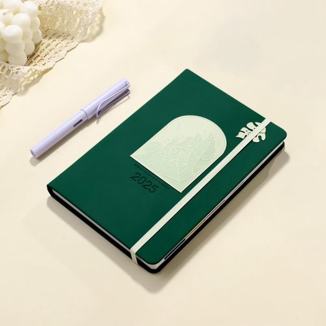 Feltree 2025 Academic Year Weekly Notebook Planner Schedule Notebooks Scrapbook Strap Notepad Pad Student Schedule Planner Business Travel Journal
