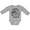AC-Heather Grey, variant on Summer Vacation Mode Delray Beach Florida Boys or Girls Long Sleeve Baby Bodysuit