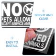 thumbnail image 3 of Shisuyan No Pets Sign Removable Glue For Offices 2Pcs 5.9X3.9X0.04In, 3 of 9