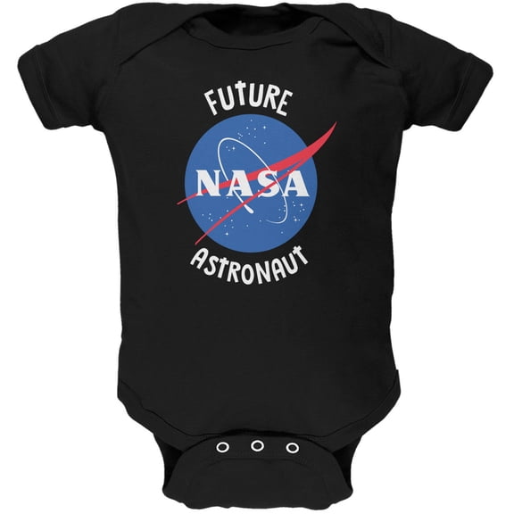 Old Glory Future NASA Space Astronaut Short Sleeve Graphic Baby One Piece