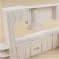 thumbnail image 4 of Doll house Miniature cabinet kitchen furniture molds home decor kit, 4 of 8