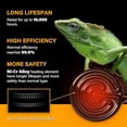 thumbnail image 4 of Lámpara de calor con emisor de calor de cerámica, 150 W, para reptiles, 150 W, 4 of 5