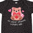 thumbnail image 4 of Inktastic My Great Grandpa Loves Me Bear and Hearts Boys or Girls Baby Bodysuit, 4 of 5