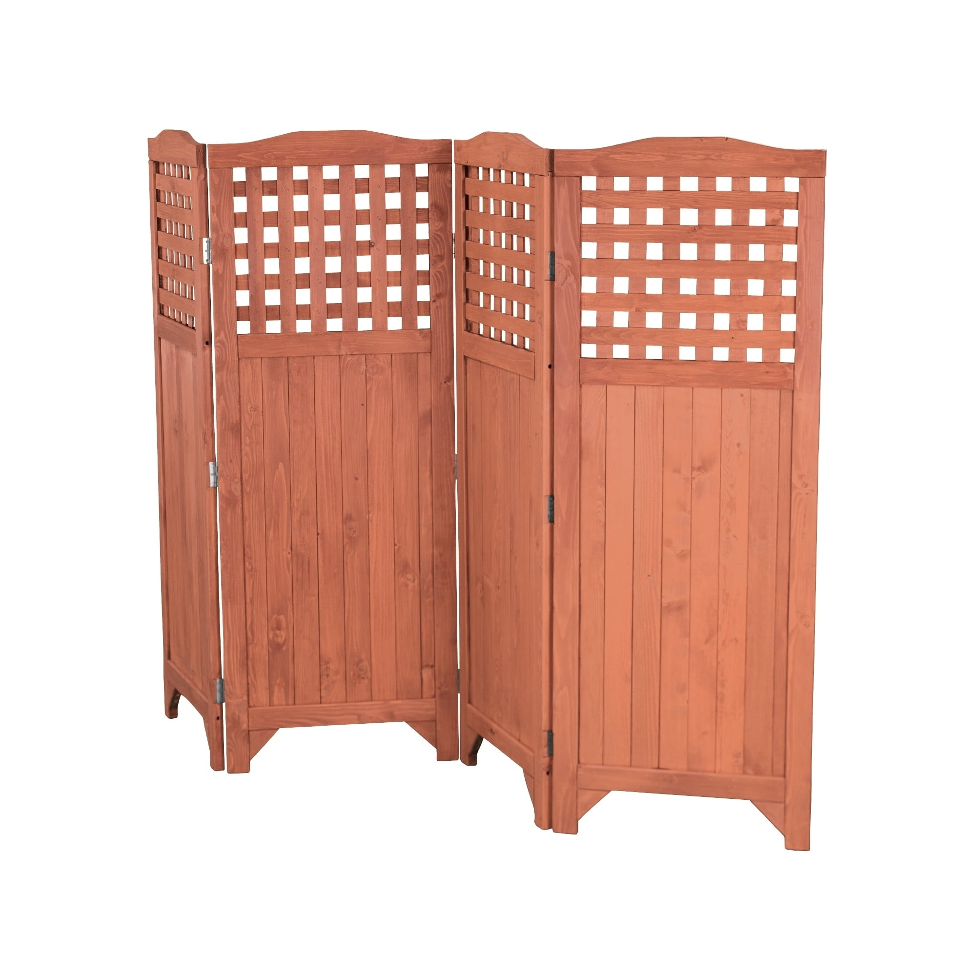 leisure season folding patio and garden privacy screen, medium brown Backyard Privacy Screens leisure season folding patio and garden privacy screen, medium brown walmart com