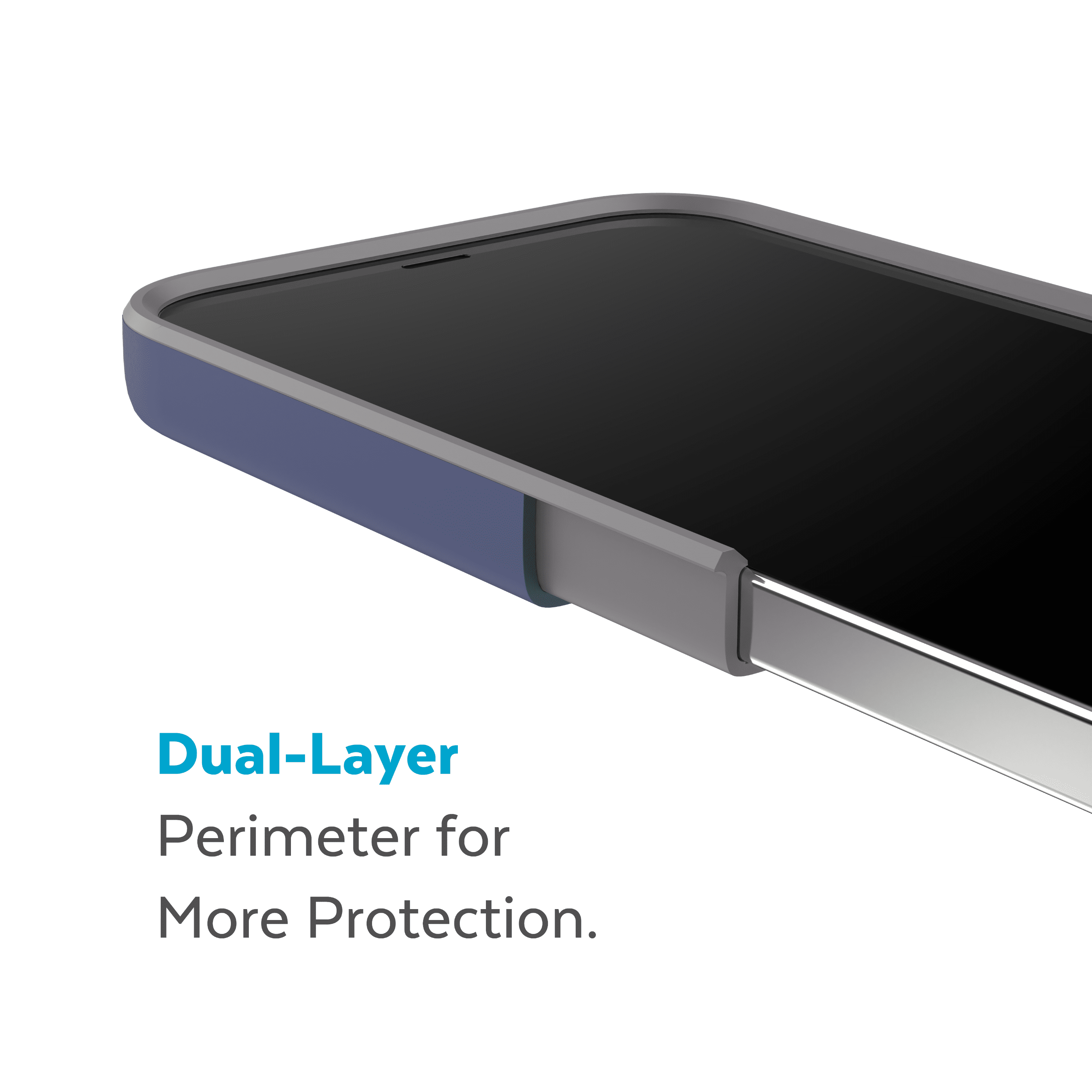 Speck Slim Cell Phone Case for Apple iPhone 14 Pro, Cloudy Grey