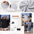 thumbnail image 5 of SUNBS Oversize Sweatshirts for Women Long Sleeve shirts Cowl Neck Drop Shoulder Pullover Tops Casual, 5 of 8