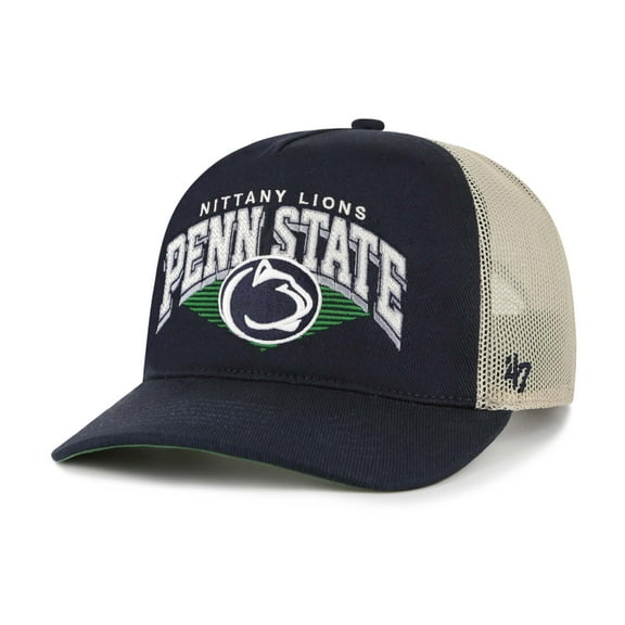 Men's '47  Navy Penn State Nittany Lions Pomona Mesh Hitch Adjustable Trucker Hat