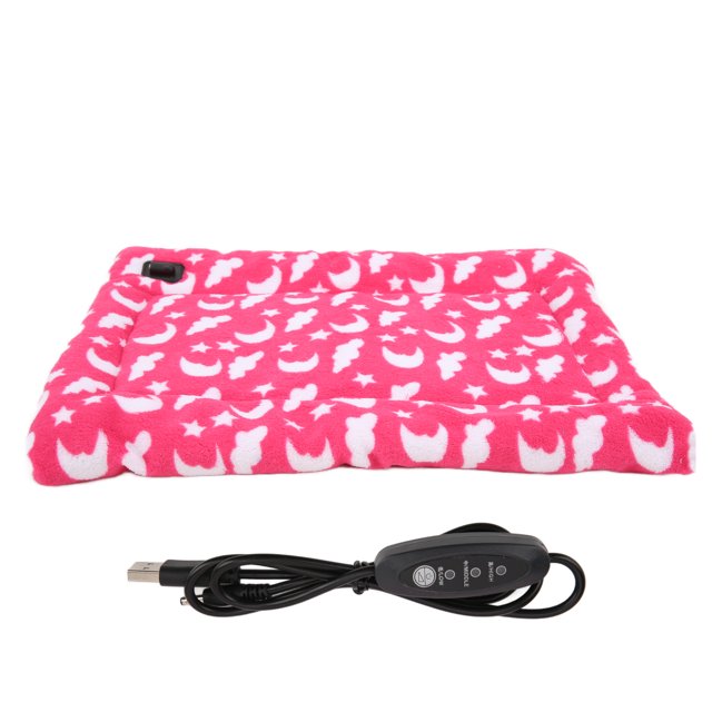 Pet Heating Pad Hand Washable Electric USB Heating Mat for Small Sized and Baby PetsThree Speed Type 35x45cm