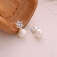 thumbnail image 2 of PAMINGONO Bridal Wedding Earrings for Women, Elegant Party Jewelry Accessory, 1 Pair, Perfect for Special Occasions, 2 of 4