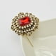 thumbnail image 4 of Broche Victoriano Retro Hugo Pin Vintage Rojo, 4 of 6