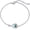 Dec.-Turquoise, variant on 925 Sterling Silver Infinity Opal Bracelet for Women with October Birthstone, 6.7"+1.2" Chain