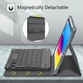 thumbnail image 3 of Fintie Keyboard Case for iPad 10th Generation 10.9 Inch Tablet (2022 Release) with Pencil Holder, Space Gray, 3 of 9