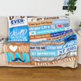 thumbnail image 5 of LHSHID Gifts for Mom from Daughter Son Blanket Flannel Soft and Comfortable Anti static Bed Sofa Blanket 50x60in, 5 of 5