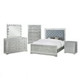 thumbnail image 2 of Eleanor Upholstered Tufted Bedroom Set Metallic, 2 of 8