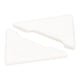 thumbnail image 1 of 2 protectores de esquina para puerta de coche, de silicona, para arañazos. Blanco, 1 of 4