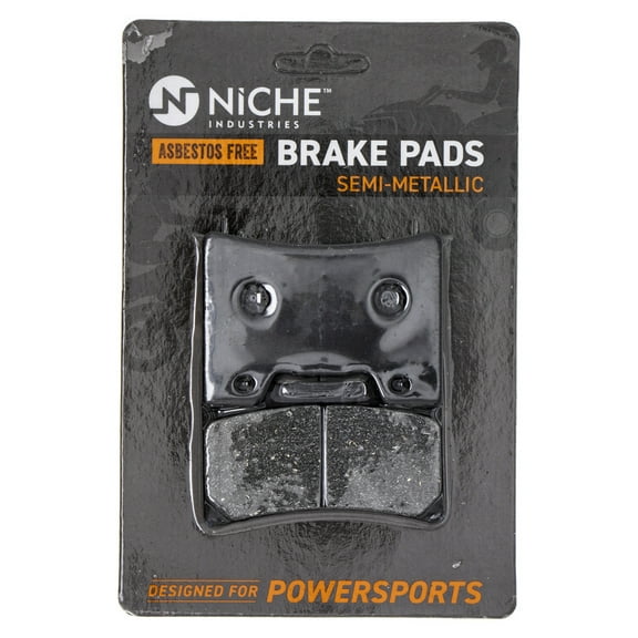 Niche Front Brake Pad Set for Yamaha YZF600R Semi-Metallic Motorcycle 519-KPA2430D