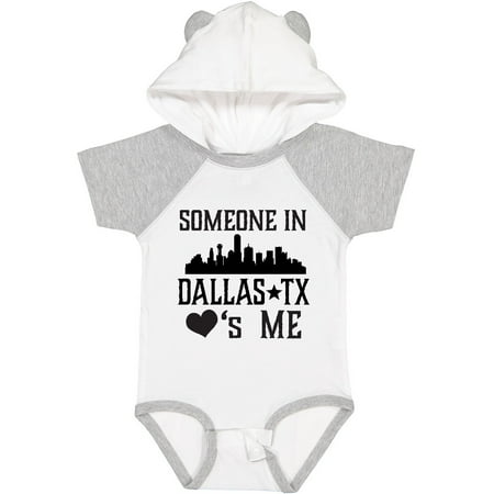

Inktastic Dallas Texas Someone Loves Me Gift Baby Boy or Baby Girl Bodysuit