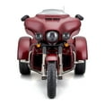 thumbnail image 5 of Maisto Harley Davidson 2021 CVO Tri Glide Diescast Motorcycle, 1:12 Scale, Burgundy, 5 of 8
