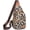 Leopard Print, variant on Leopard Print Chest Bag for Women Letter Print Crossbody Sling Backpack with Wide Strap Multipurpose Fanny Daypack (leopard print)