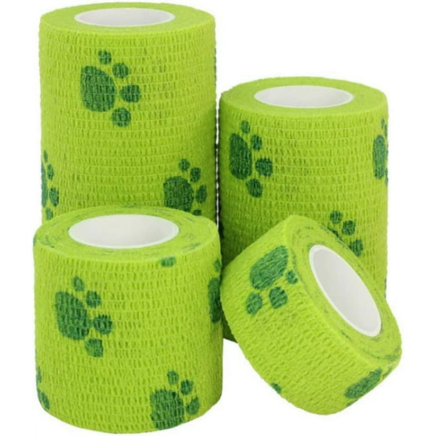 Vendaje Elástico Autoadhesivo Para Mascotas - 8 Rollos De 10x4.5 Cm, No Tejido, Ideal Para Primeros Auxilios
