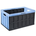 thumbnail image 1 of 46L Translucent Collapsible Storage Bin with No Lid - Blue/Black - 1pk, 1 of 5