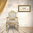 thumbnail image 3 of PI Studio 14x7 Gold Ornate Wood Framed with Double Matting Museum Art Print Titled - Swirly Whirly I, 3 of 4