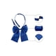 thumbnail image 4 of INSPIRE CHIC Corbata de moño preatado para mujer con correa ajustable de color sólido Talla única Azul real, 4 of 6