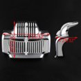 thumbnail image 3 of ALLTIMES Oil Cooler Regulator Cover, Chrome ABS, for Harley for Electra Glide for Road Glide for Road King for Street Glide for 2011-2015, 3 of 6