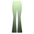 thumbnail image 4 of High Waist Bootcut Yoga Pants For Women Gradient Color Flare Leggings Stretch Pull On Workout Flowy Wide Leg Pants, 4 of 4