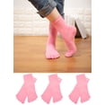 thumbnail image 1 of Five Finger Socks For Women Super Soft Cotton Sports Socks Crew Socks,4 Pair, 1 of 4