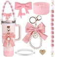 thumbnail image 1 of Set de accesorios Wututir Fit para Stanley Cup de 1,2 L y 900 ml, color rosa, 1 of 7