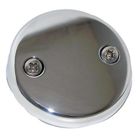 

Larsen Supply 03-1425 2 Hole Chrome Drain Waste & Overflow Face Plate Pack of 6